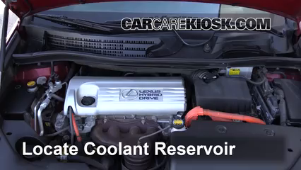2010 Lexus HS250h Premium 2.4L 4 Cyl. Coolant (Antifreeze) Add Coolant